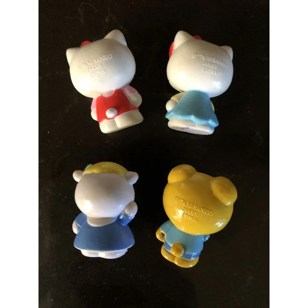 4‎ Mini Hello kitty Anime action figure collection PVC Toy Cake top